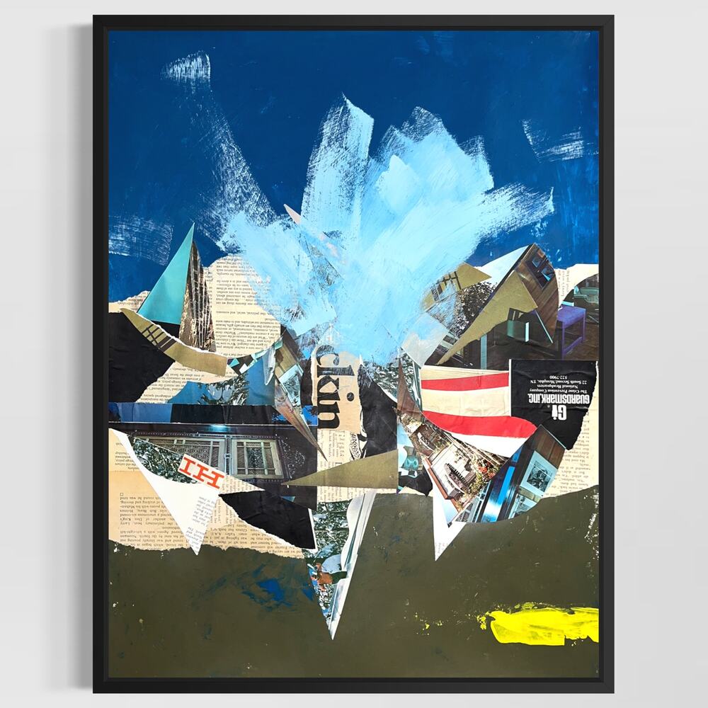 Original Mixed Media Abstract Modern Art Painting 18x24 "Reticulose" Signed